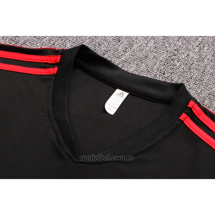 Chandal del Manchester United Manga Corta 2022-2023 Negro
